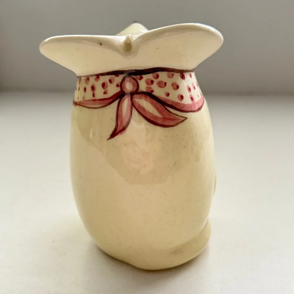 Vintage NS Gustin Mouse Cheese Shaker‎ Hand Painted 5